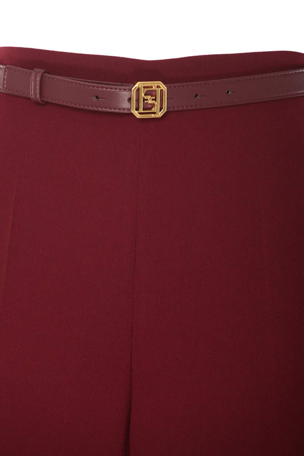 shop ELISABETTA FRANCHI  Pantalone: Elisabetta Franchi pantalone palazzo in raso con cintura.
Pantalone palazzo in raso con stiro piega. Il punto vita è enfatizzato da una cintura con fibbia logo in metallo dorato e chiusura a pomelli.
Fodera in raso monogram.
Zip invisibile sul fianco.
Cintura removibile in materiale sintetico con fibbia in metallo dorato.
Vestibilità slim.
Composizione: 100% Poliestere.
Made in Italia.. PA06147E2-CG3 number 8479241